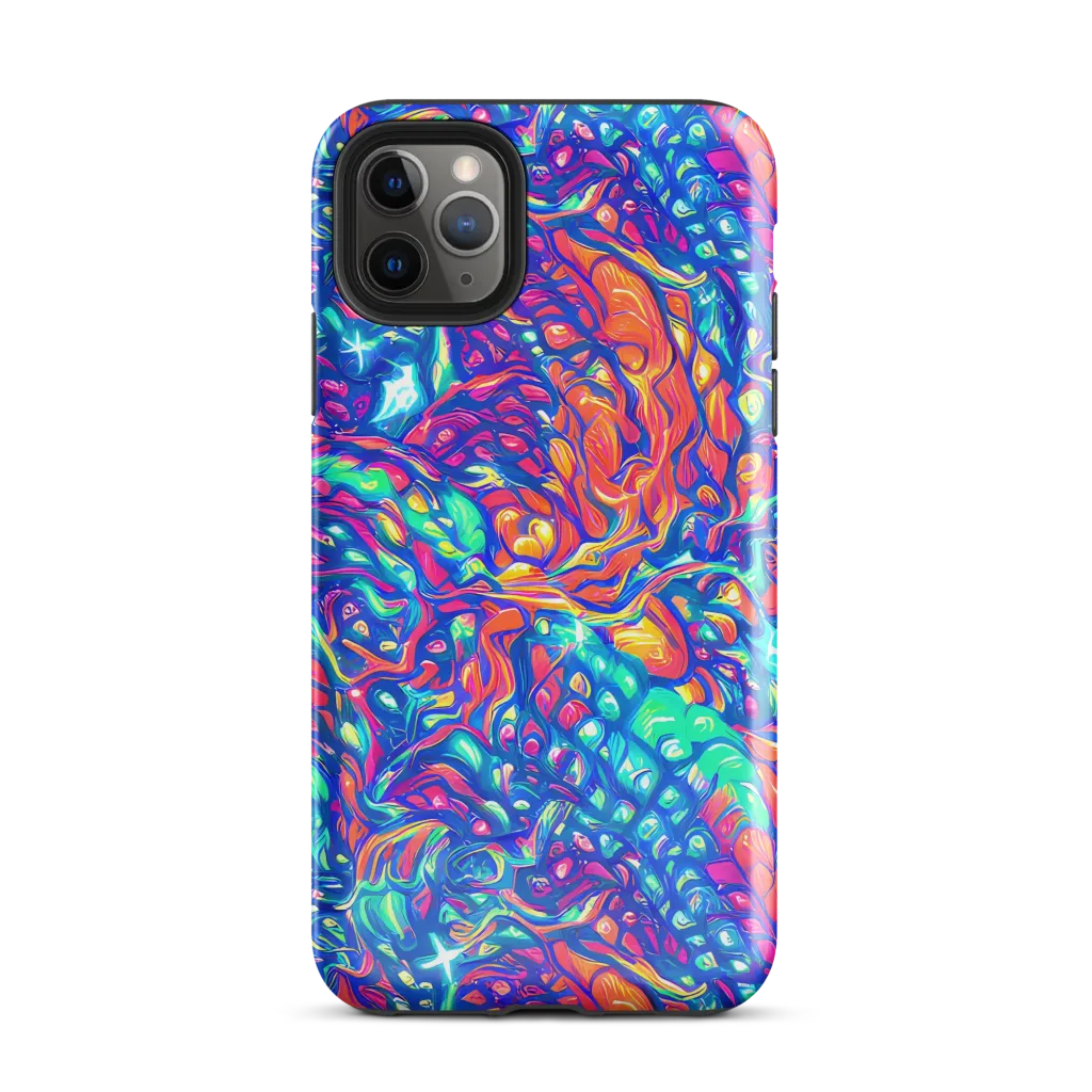 Fluorescent Riptide on Tough Case for iPhone® — Front