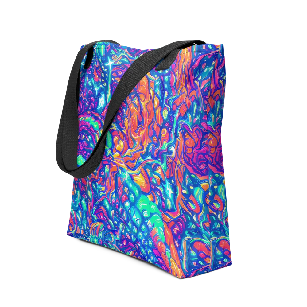 Fluorescent Riptide on Tote Bag — Front