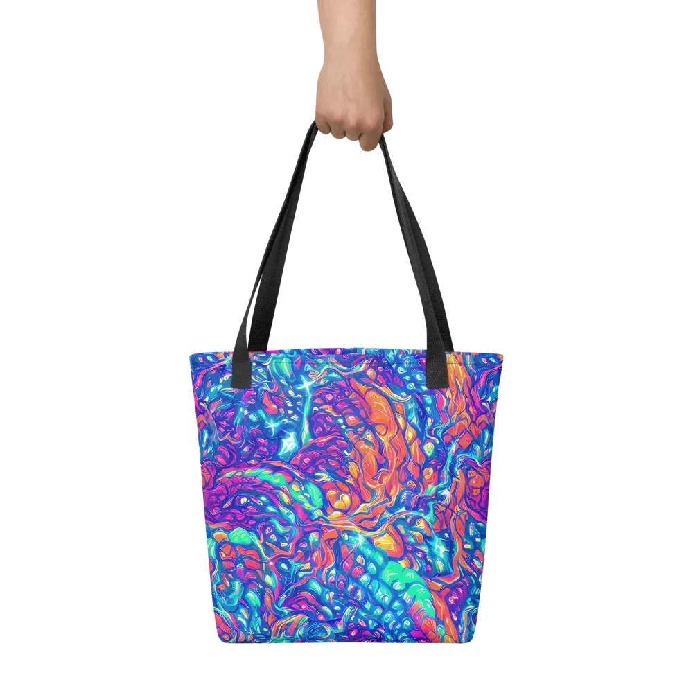 Fluorescent Riptide on Tote Bag — Front