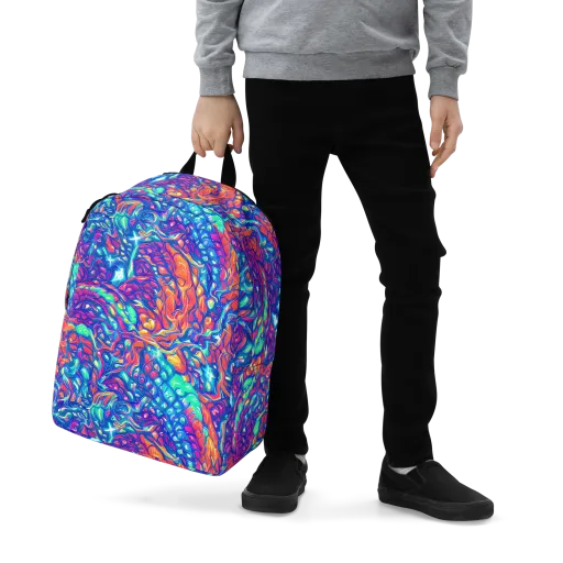 Fluorescent Riptide on a Minimalist Backpack