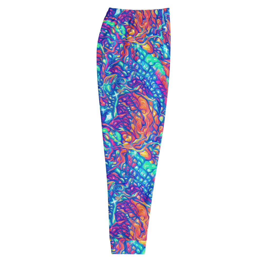 Fluorescent Riptide on Men's Joggers — Right
