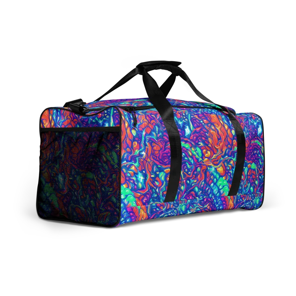 Fluorescent Riptide on Duffle Bag — Right Front