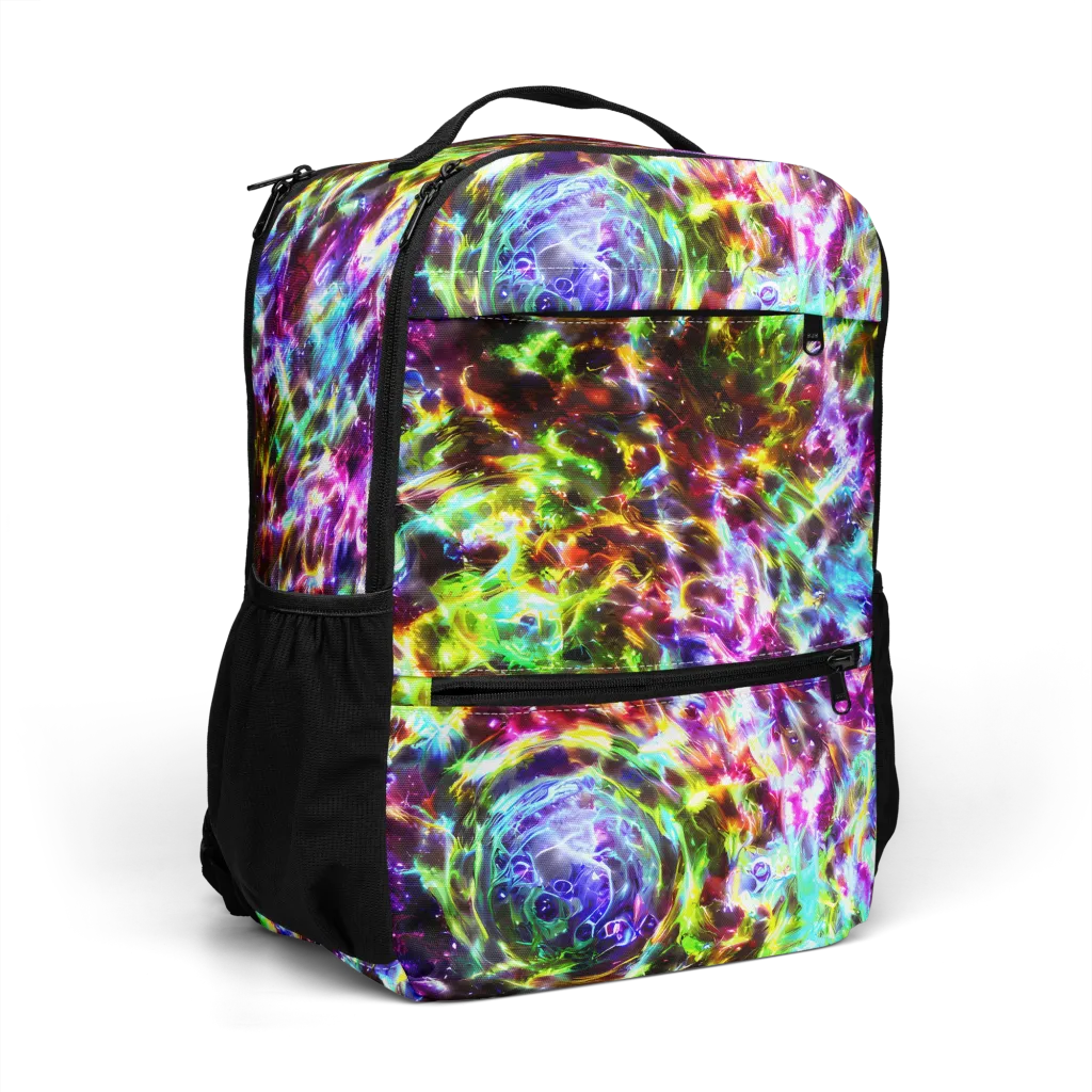 Galaxy Afterglow on Utility Backpack — Right Front