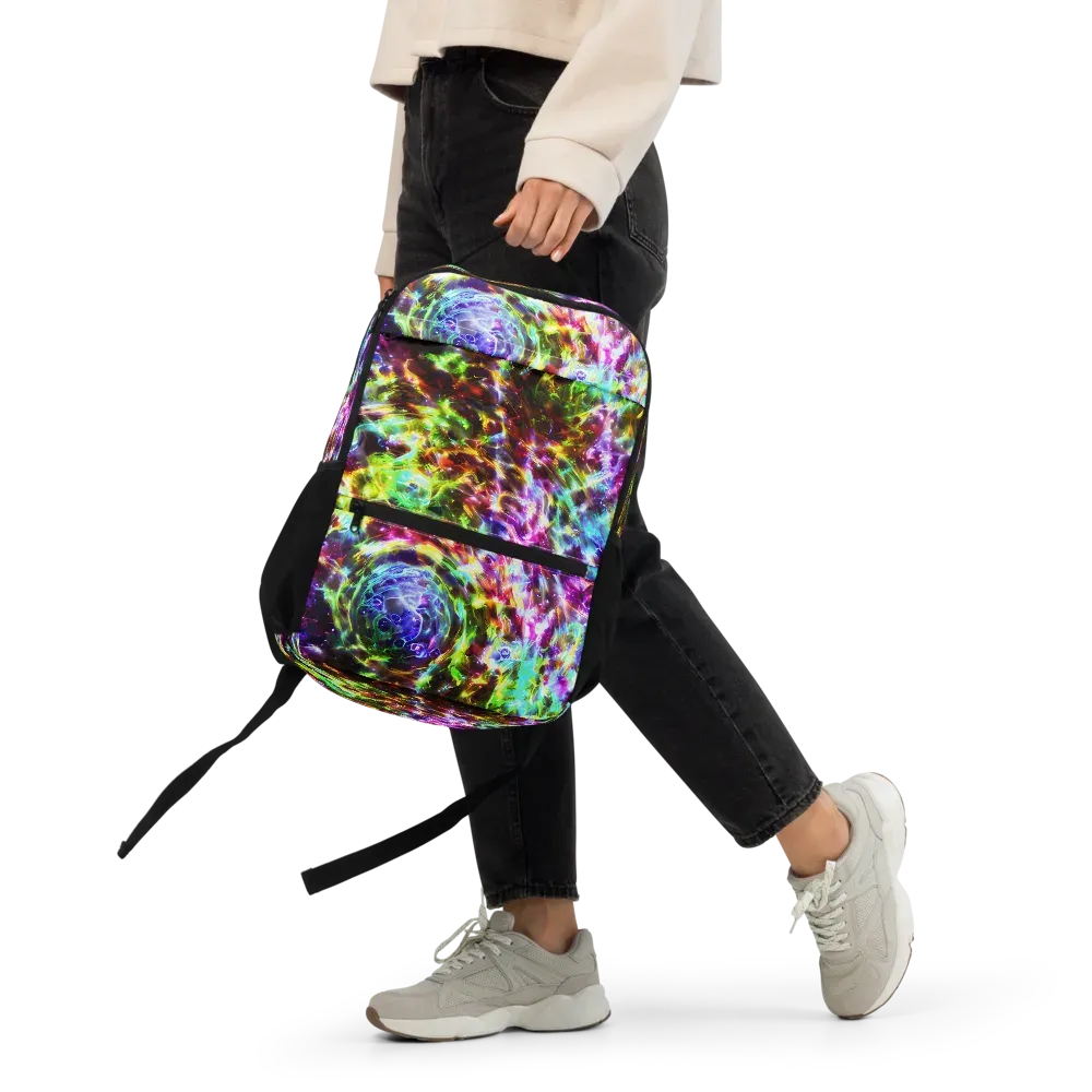 Galaxy Afterglow on Utility Backpack — Front