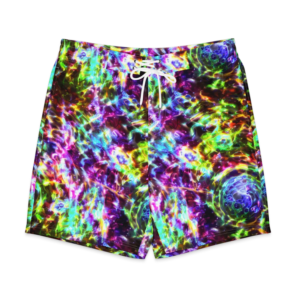 Galaxy Afterglow on Men's Board Shorts — Front