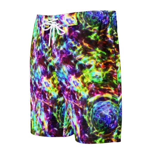 Galaxy Afterglow on a Men's Board Shorts