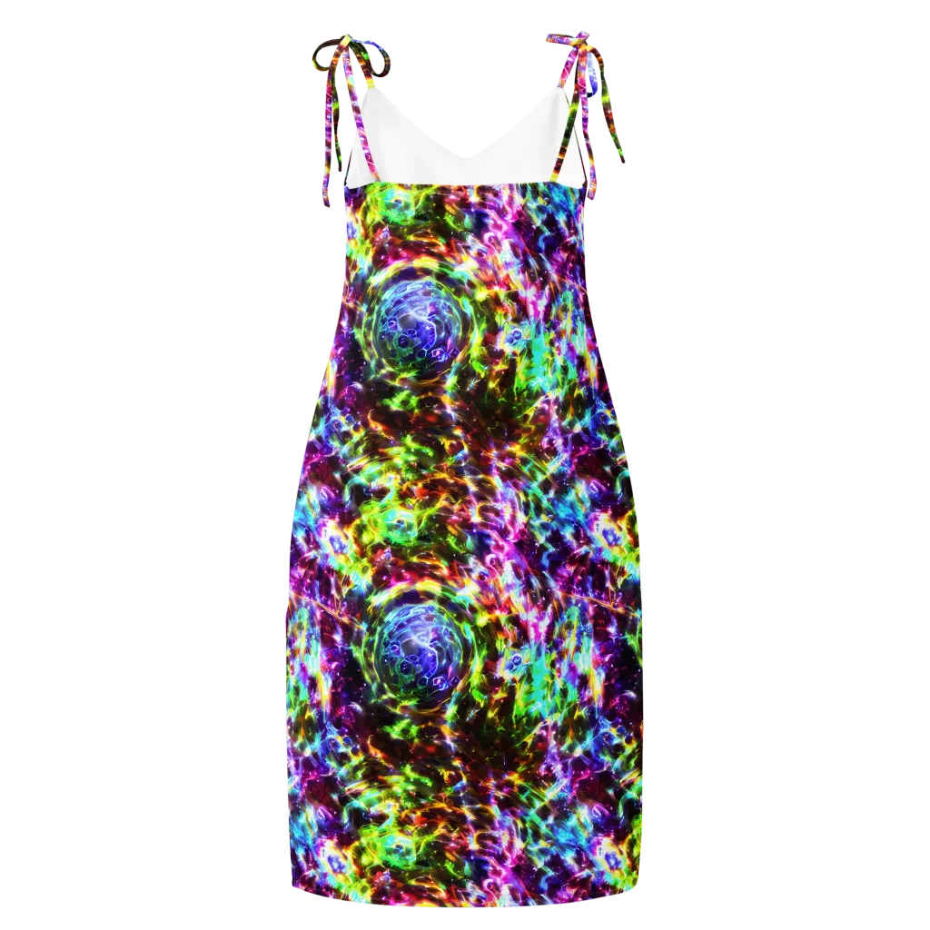 Galaxy Afterglow on Slip Dress — Back