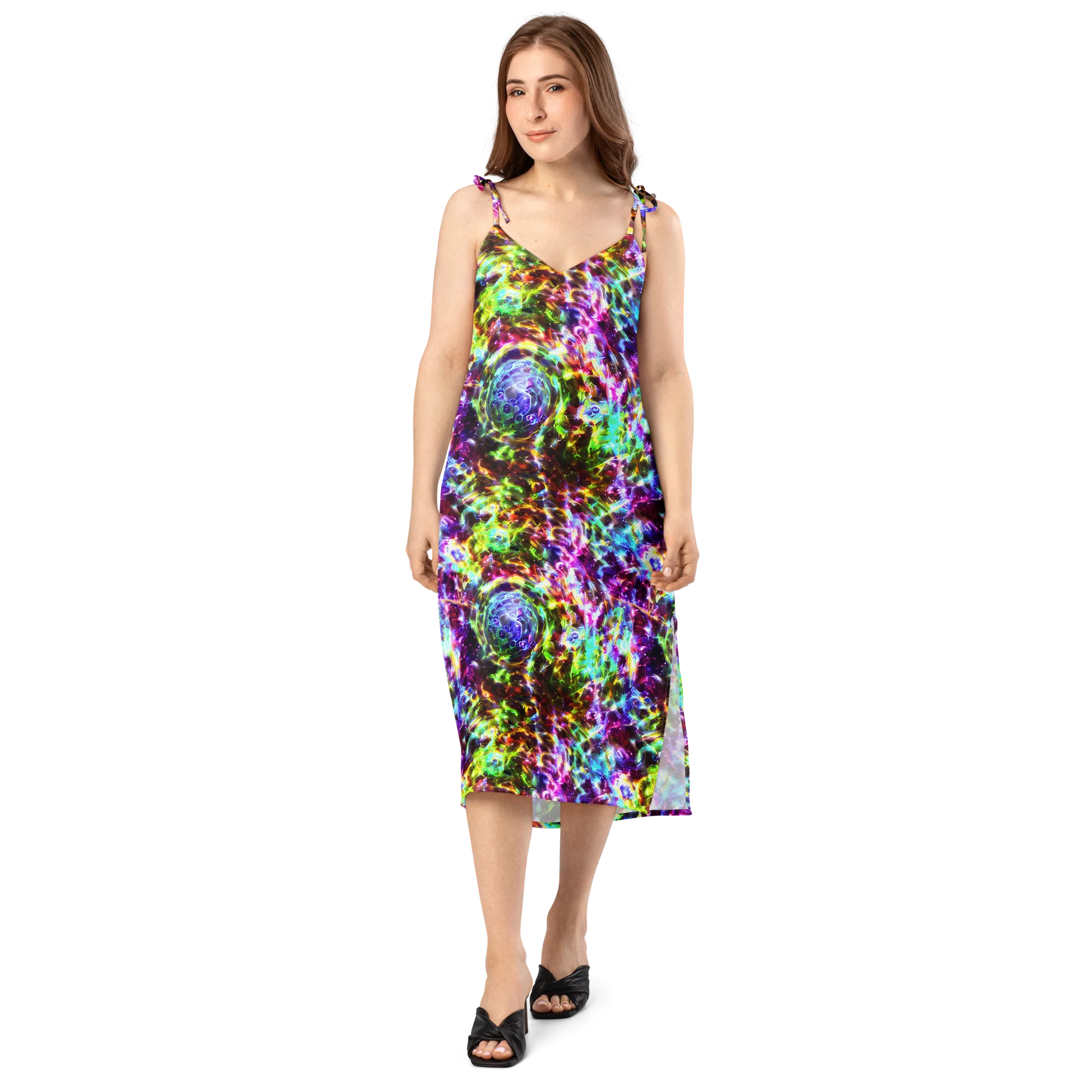 Galaxy Afterglow on Slip Dress — Front