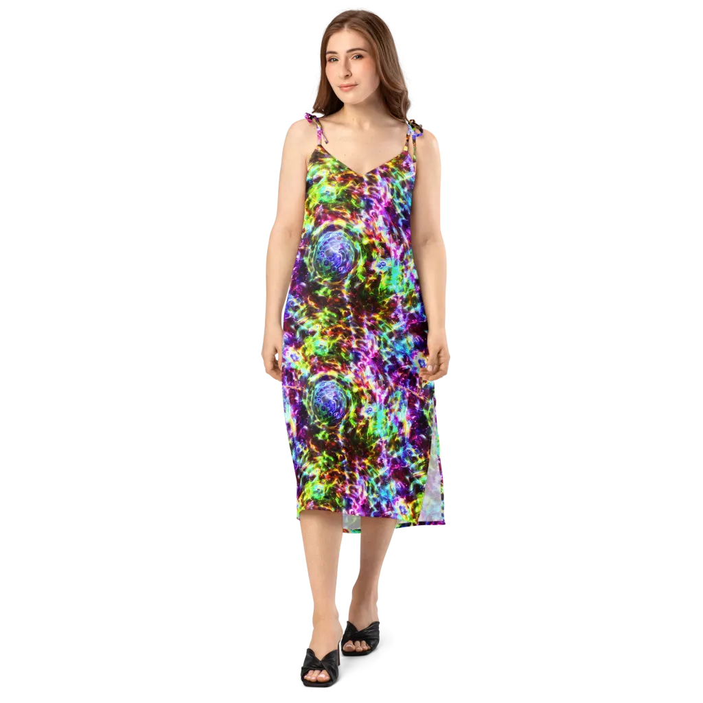 Galaxy Afterglow on Slip Dress — Front