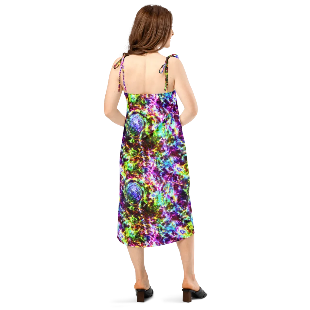 Galaxy Afterglow on Slip Dress — Back
