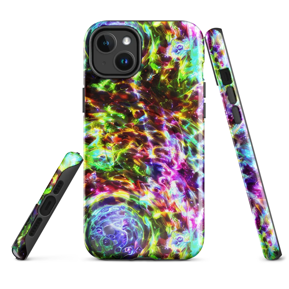 Galaxy Afterglow on MagSafe Tough Case for iPhone® — Front