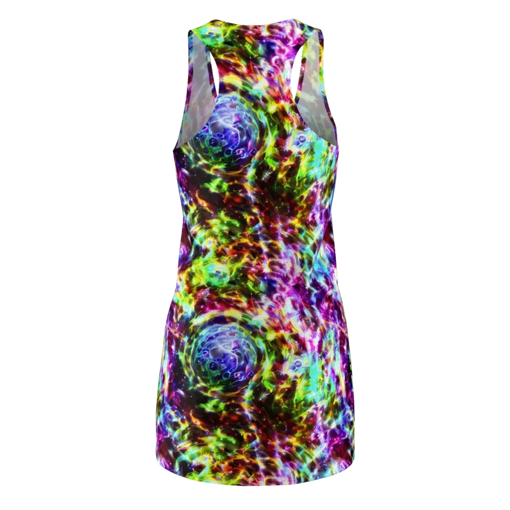 Galaxy Afterglow on Racerback Dress — Back