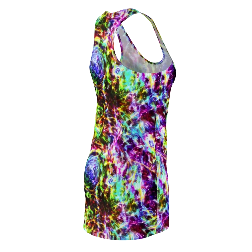 Galaxy Afterglow on Racerback Dress — Back Side