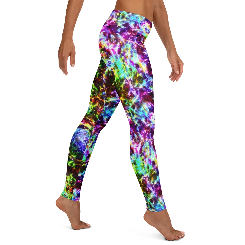 Galaxy Afterglow on Leggings — Right