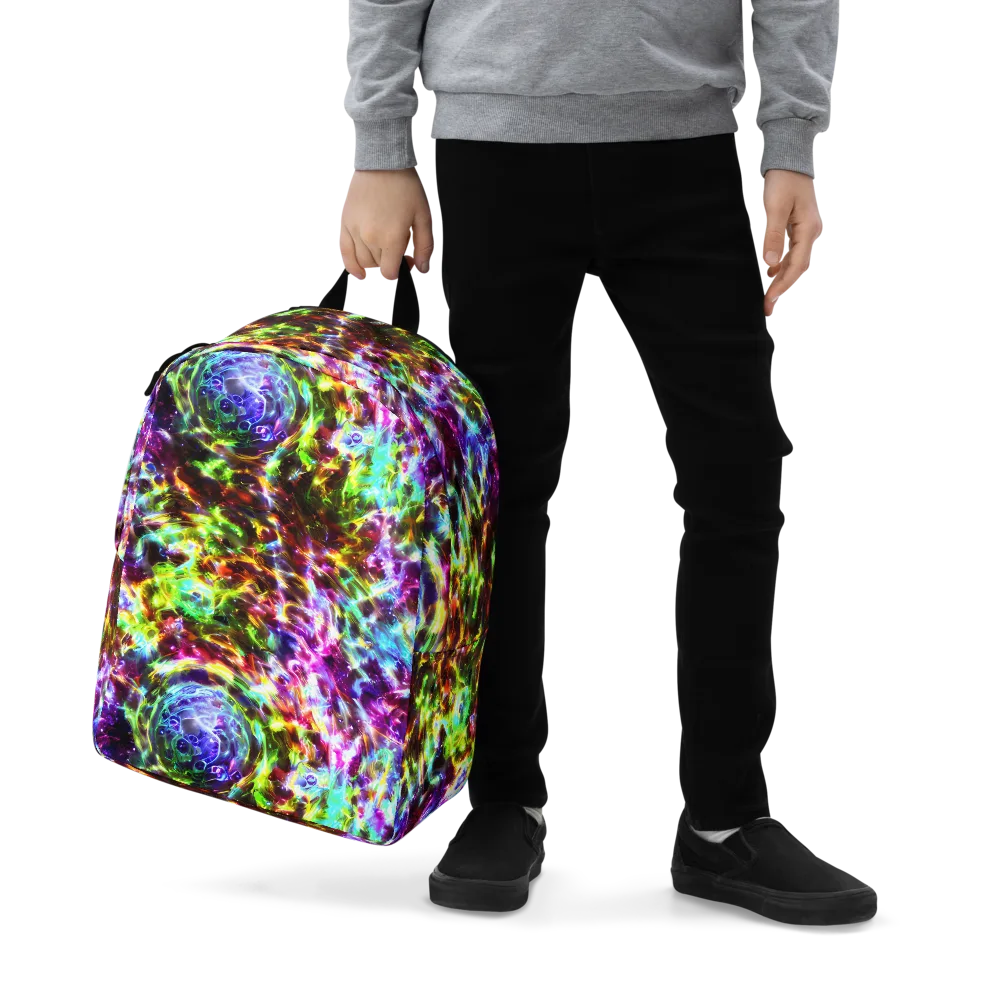 Galaxy Afterglow on Minimalist Backpack — Zoomed-in