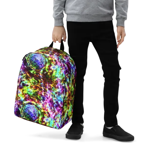 Galaxy Afterglow on a Minimalist Backpack