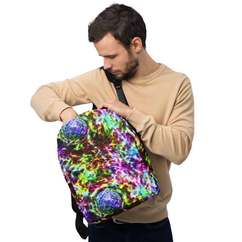 Galaxy Afterglow on Minimalist Backpack — Front