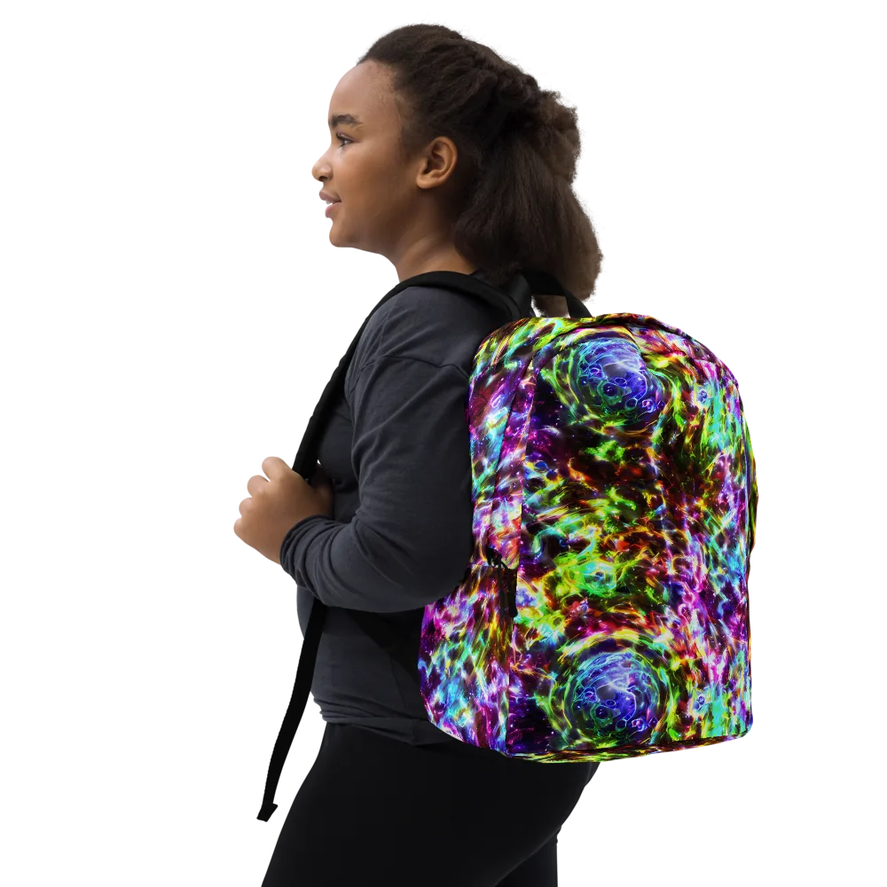 Galaxy Afterglow on Minimalist Backpack — Right Front