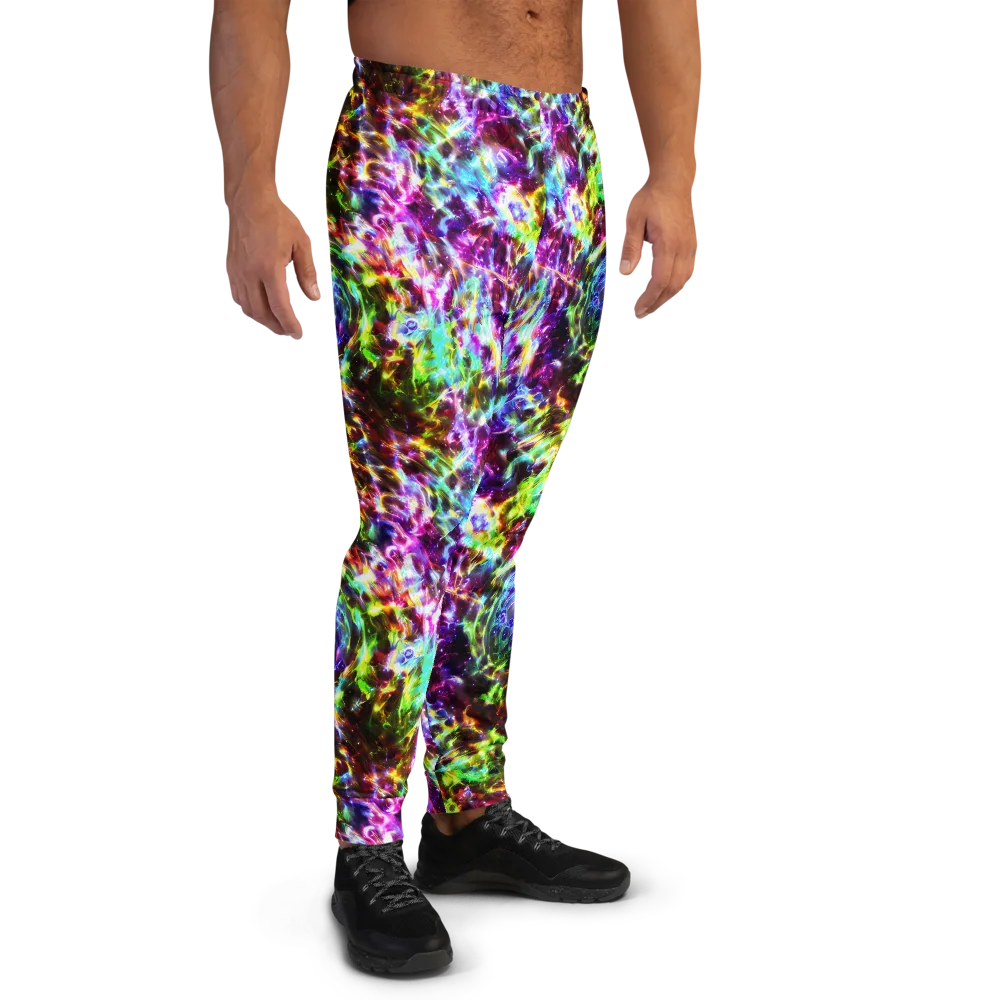 Galaxy Afterglow on Men's Joggers — Right