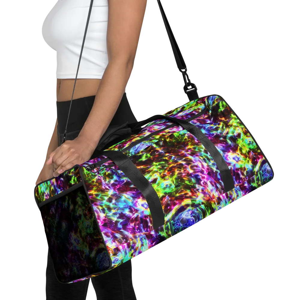 Galaxy Afterglow on Duffle Bag — Front