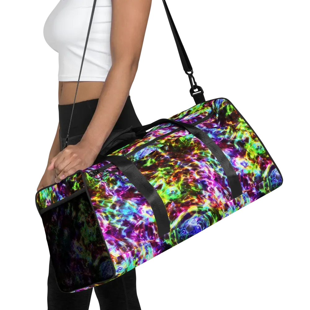 Galaxy Afterglow on Duffle Bag — Front
