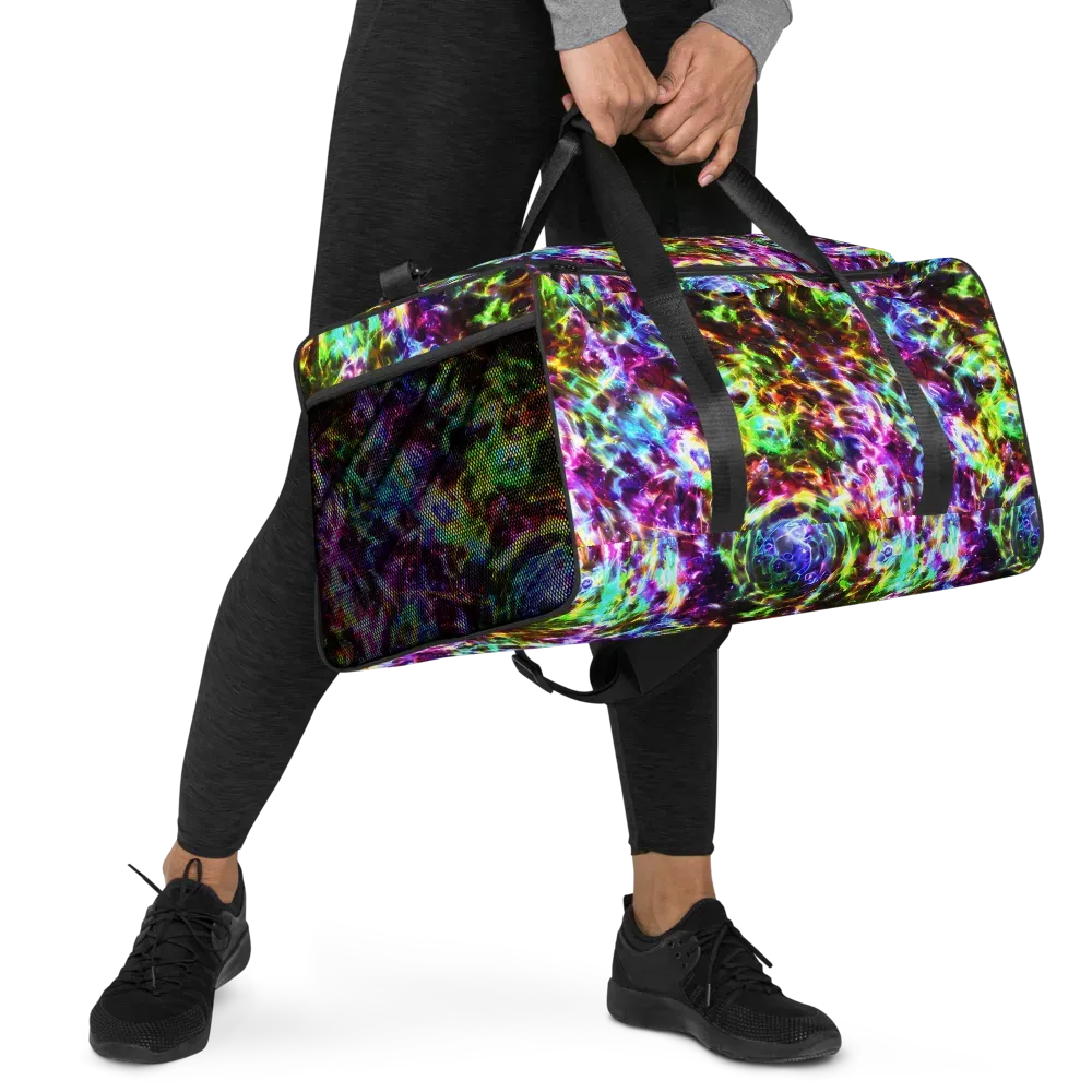 Galaxy Afterglow on Duffle Bag — Right Front