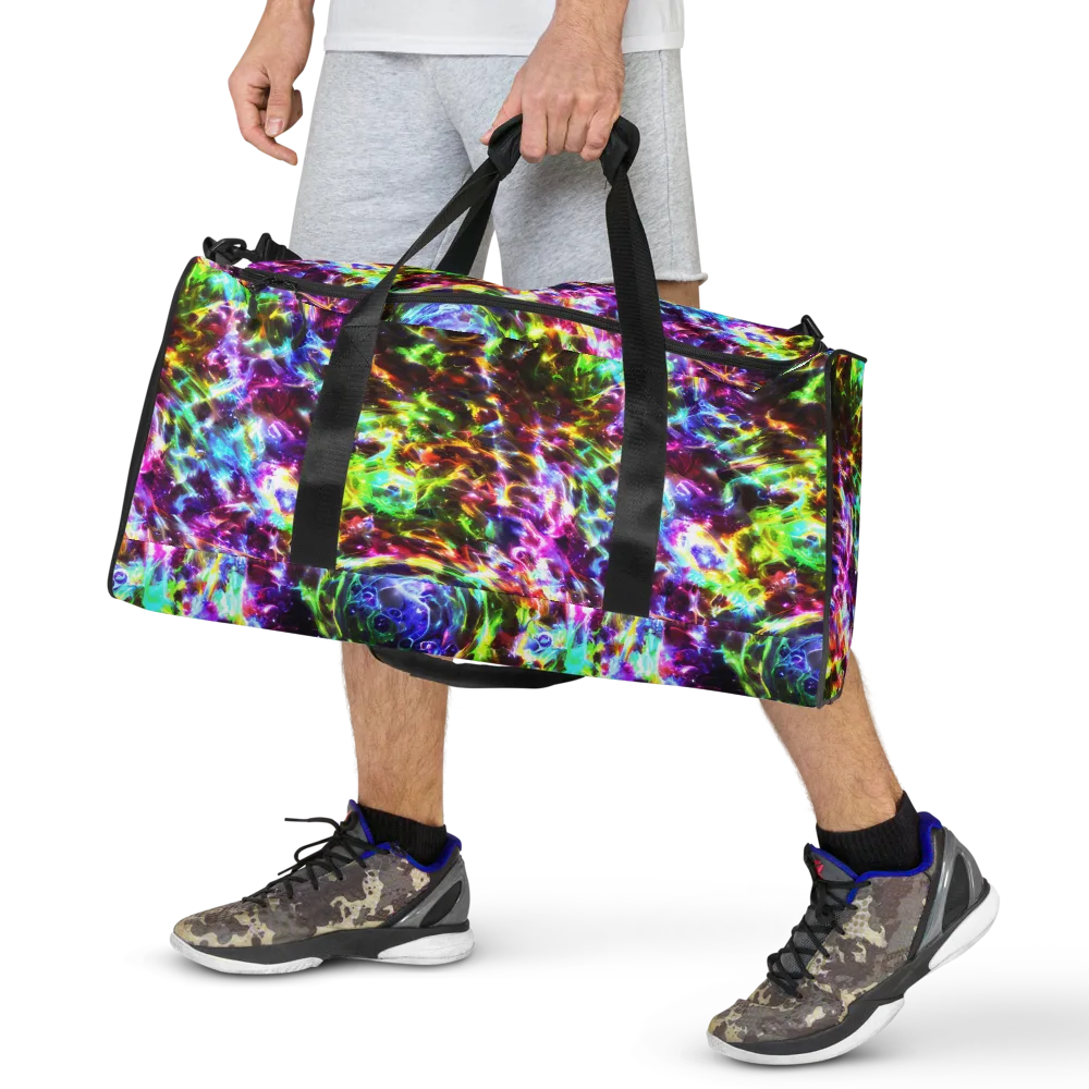 Galaxy Afterglow on Duffle Bag — Front