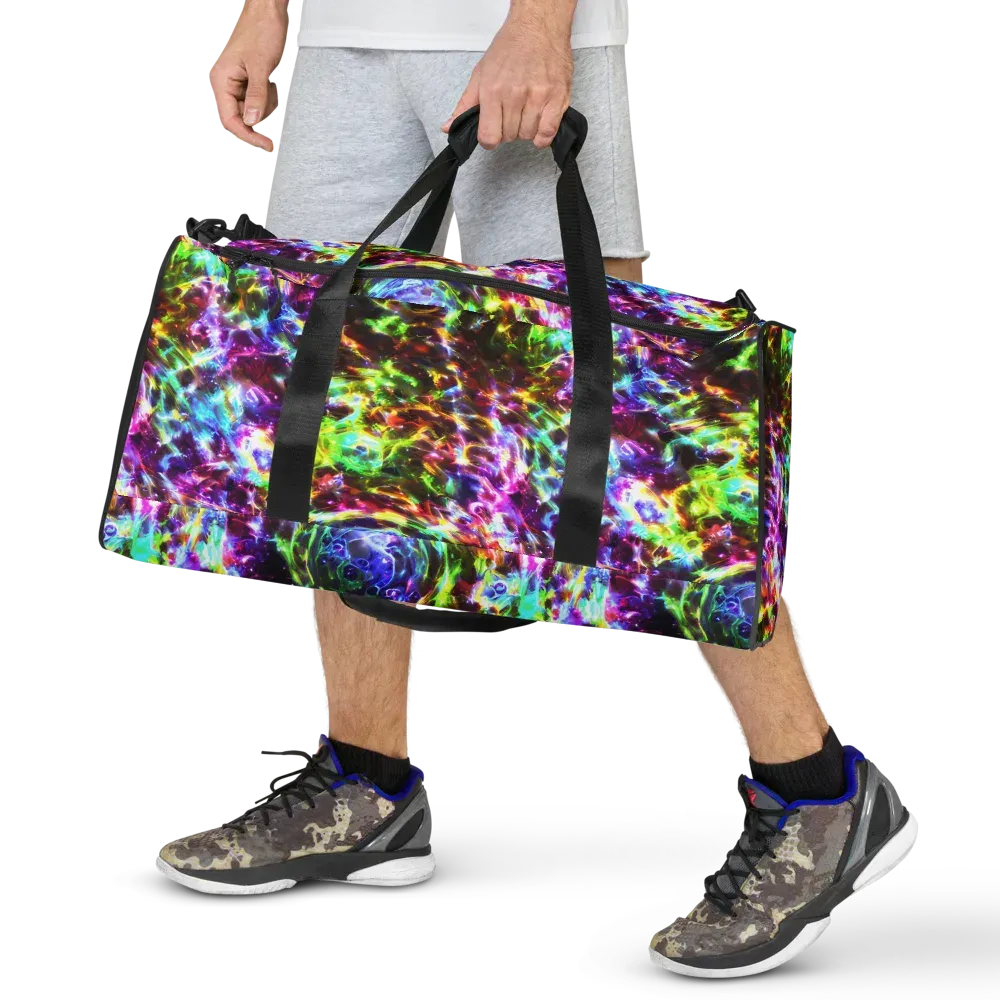 Galaxy Afterglow on Duffle Bag — Front