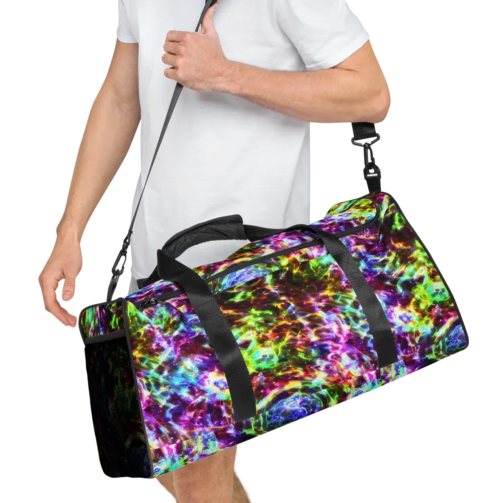 Galaxy Afterglow on Duffle Bag — Right Front