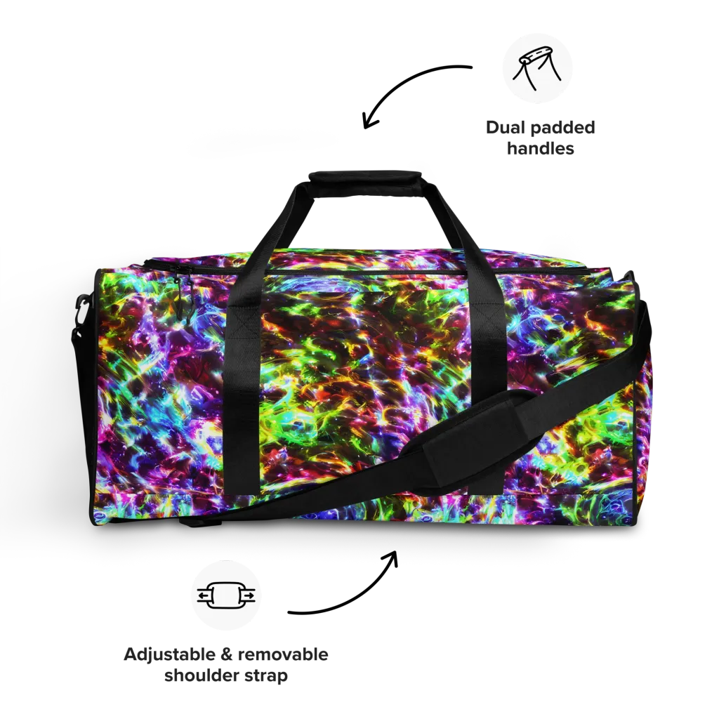 Galaxy Afterglow on Duffle Bag — Front