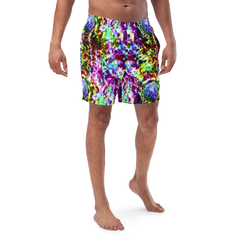 Galaxy Afterglow on Swim Trunks — Front