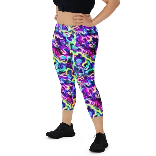 Radiant Warp on a Capri Leggings