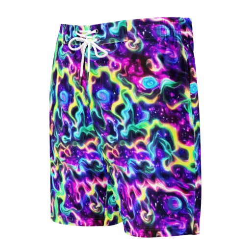Radiant Warp on a Men's Board Shorts