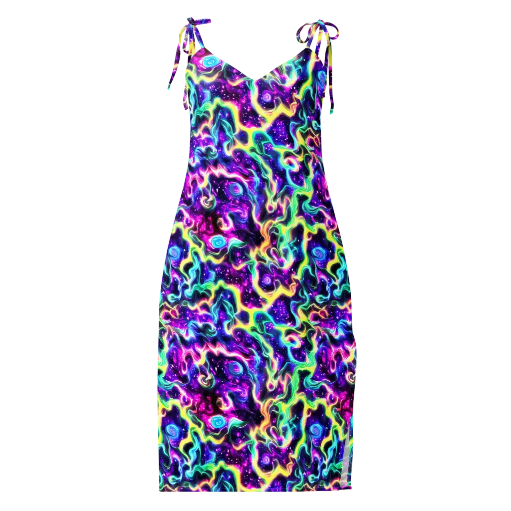 Radiant Warp on Slip Dress — Front