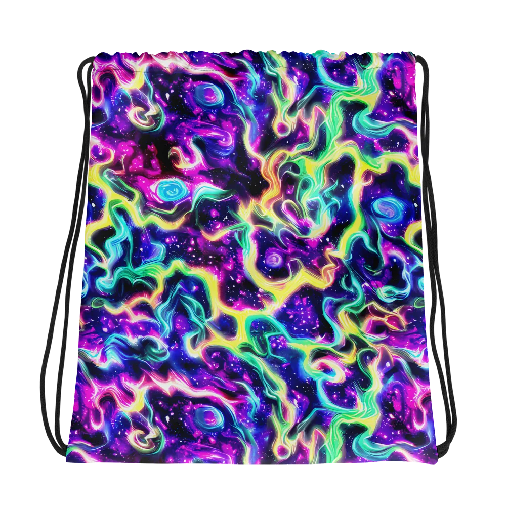 Radiant Warp on Drawstring Bag — Photo