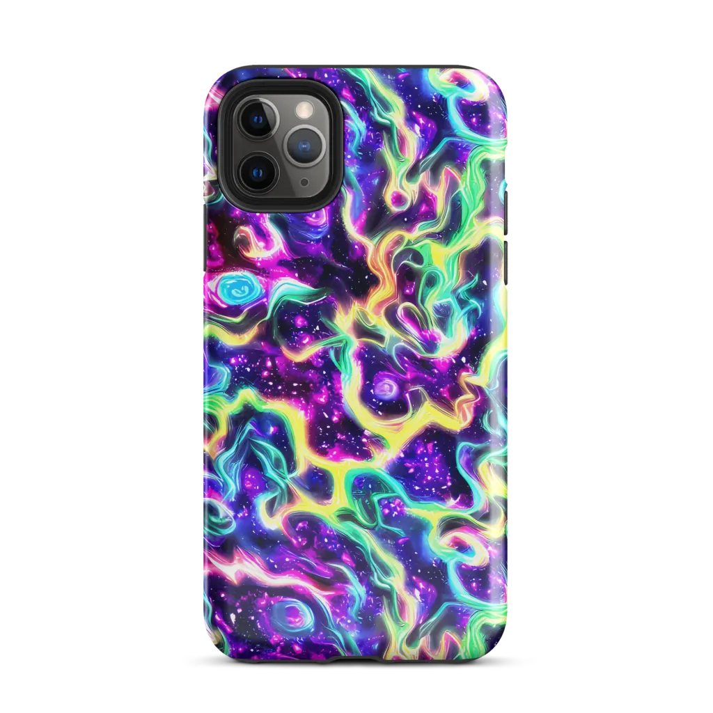 Radiant Warp on Tough Case for iPhone® — Front