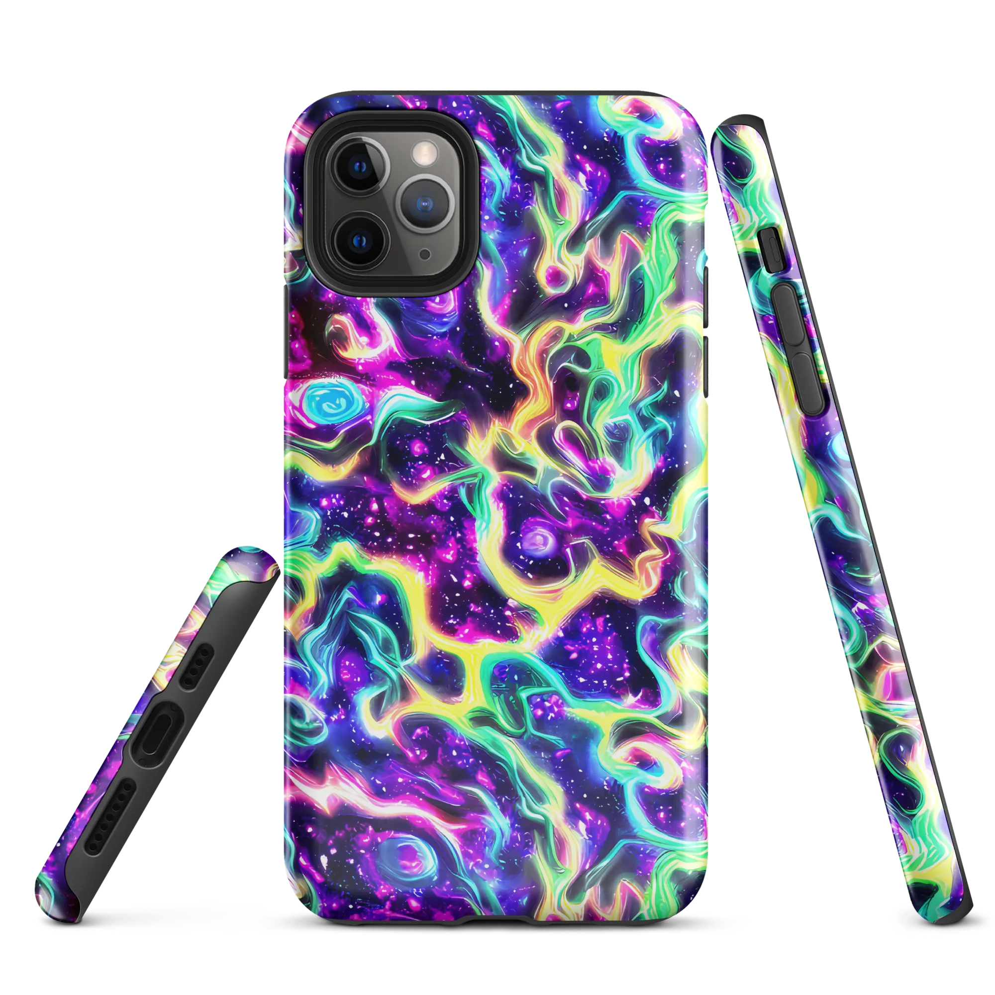 Radiant Warp on Tough Case for iPhone® — Front