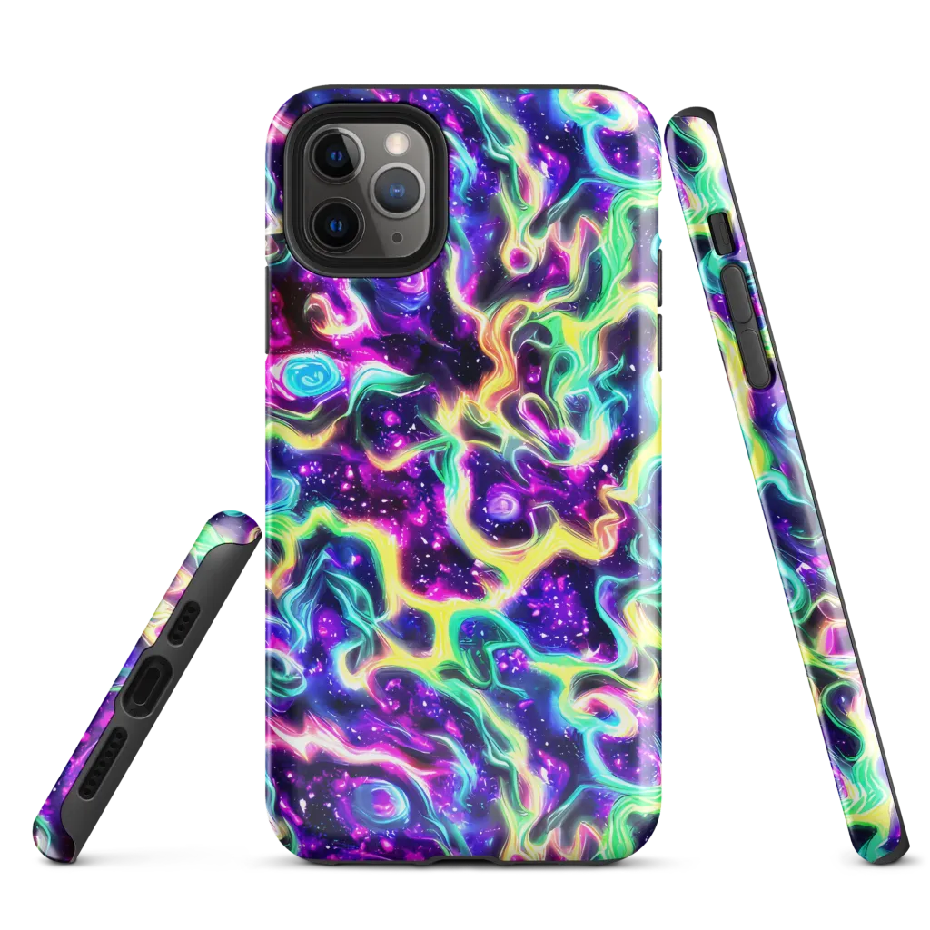 Radiant Warp on Tough Case for iPhone® — Front