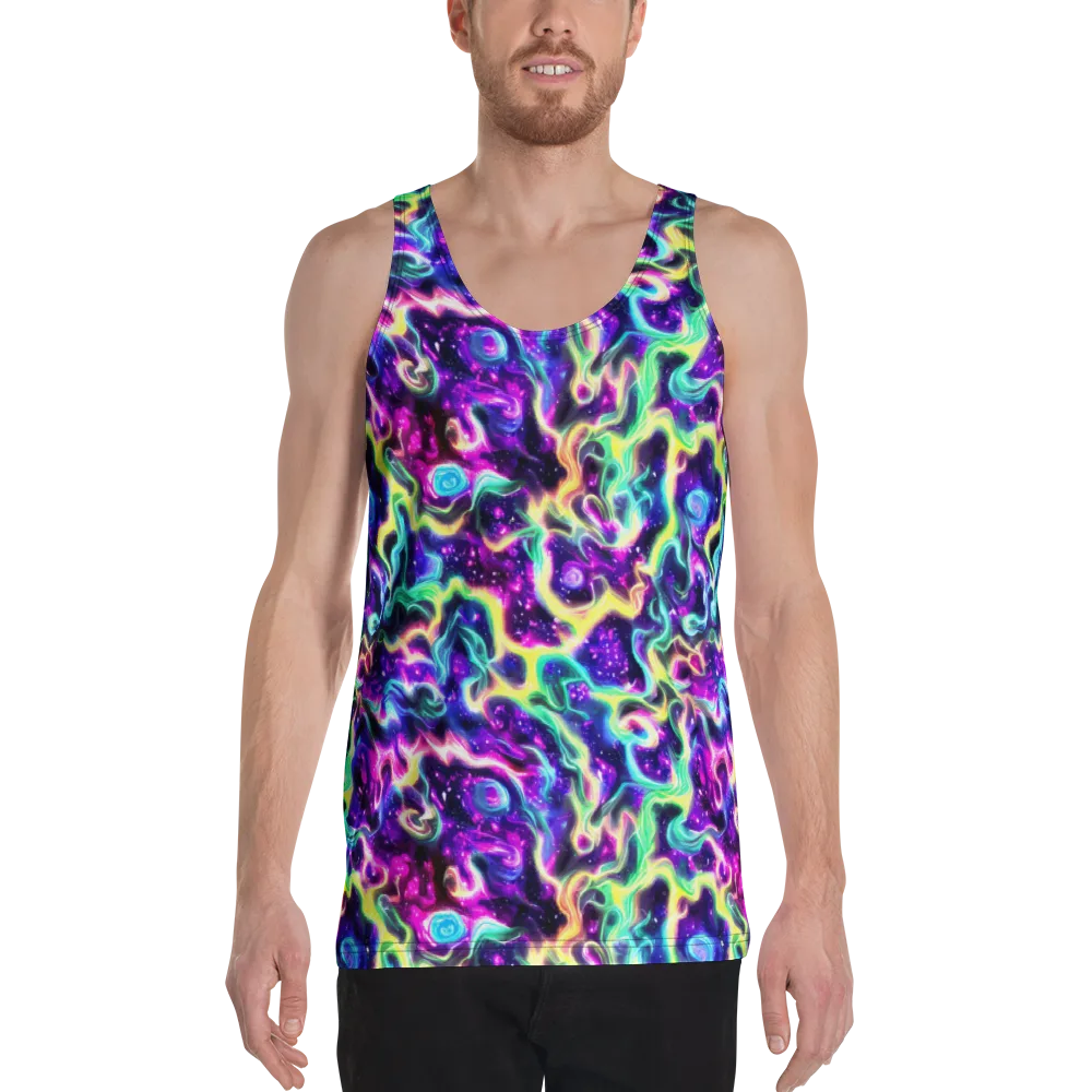 Radiant Warp on Men's Tank Top — Front