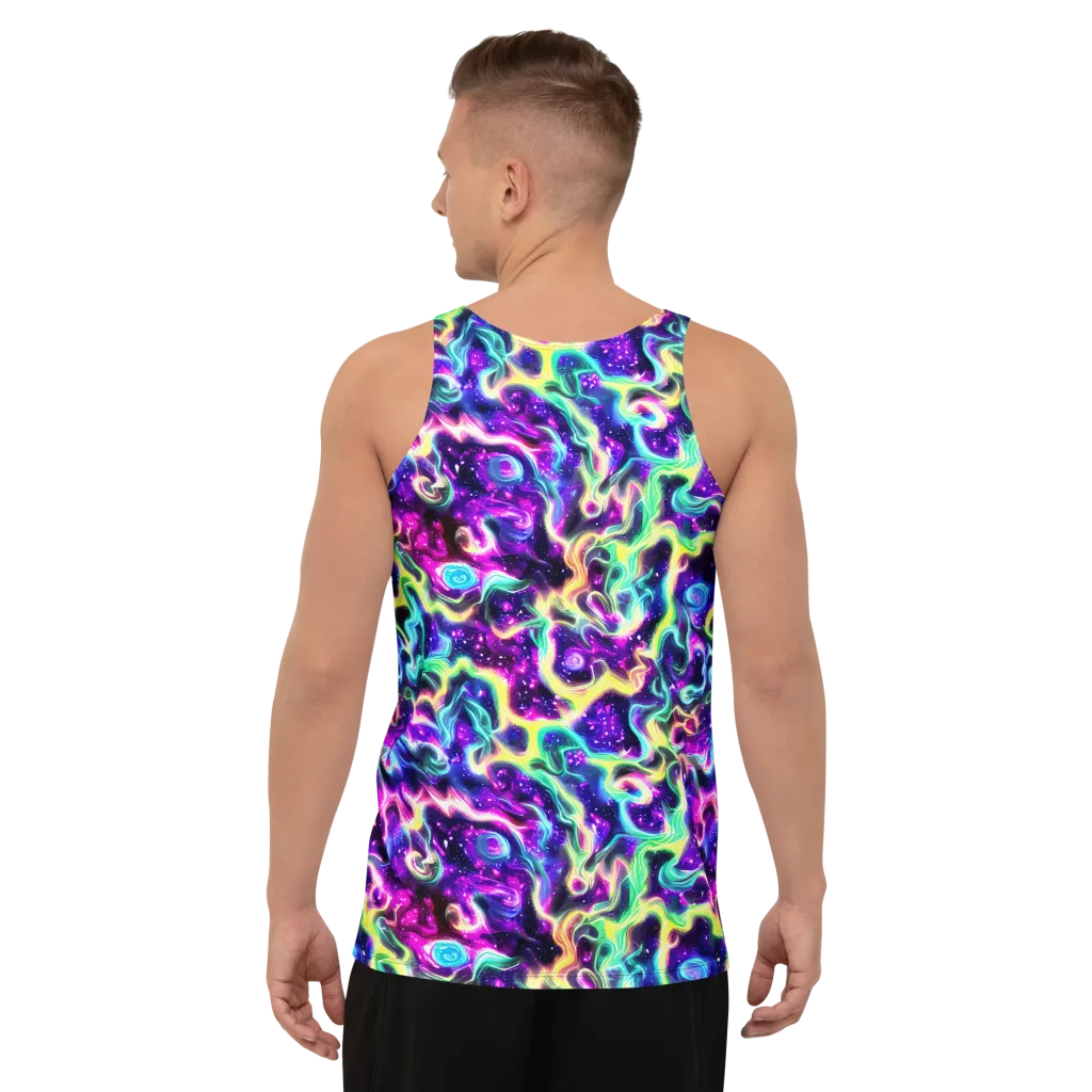 Radiant Warp on Men's Tank Top — Back