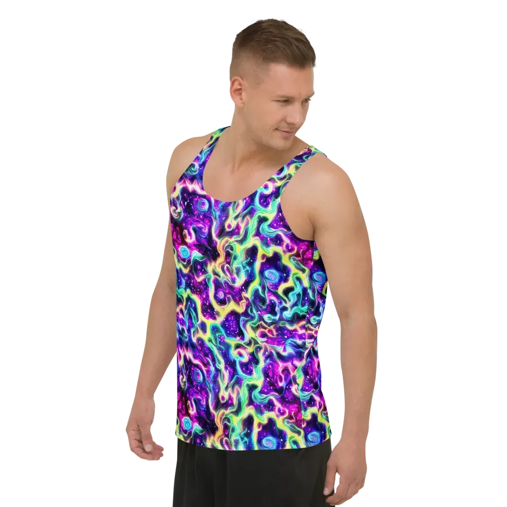 Radiant Warp on Men's Tank Top — Left Front
