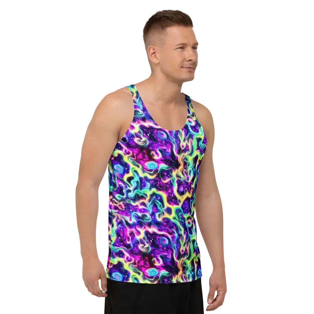 Radiant Warp on Men's Tank Top — Right Front