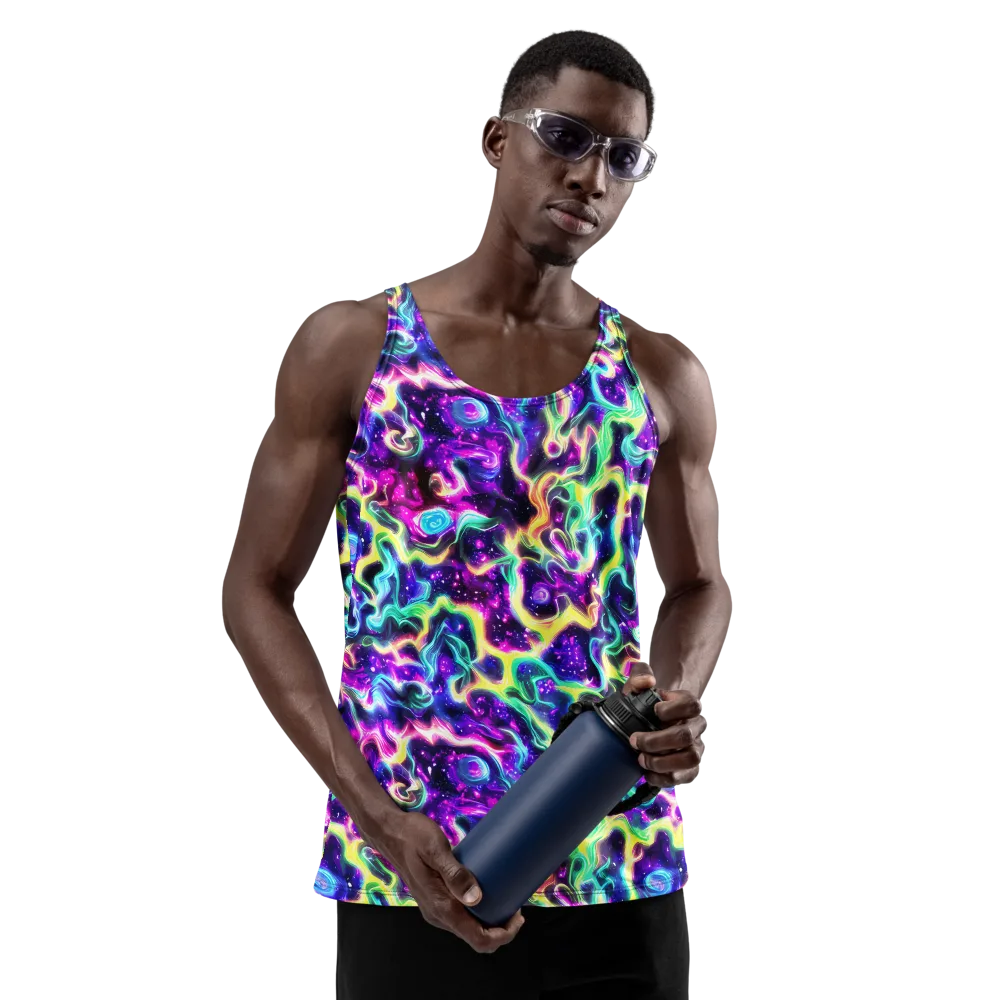 Radiant Warp on Men's Tank Top — Front