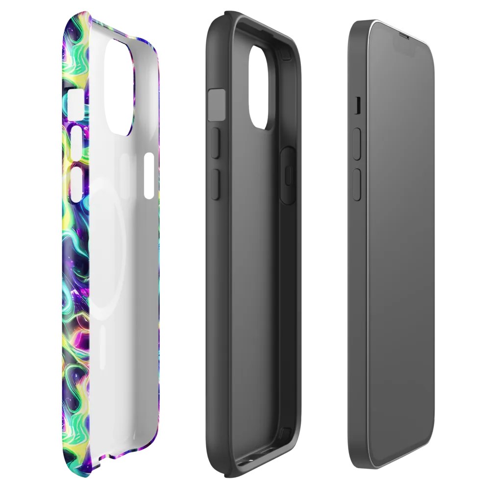 Radiant Warp on MagSafe Tough Case for iPhone® — Front