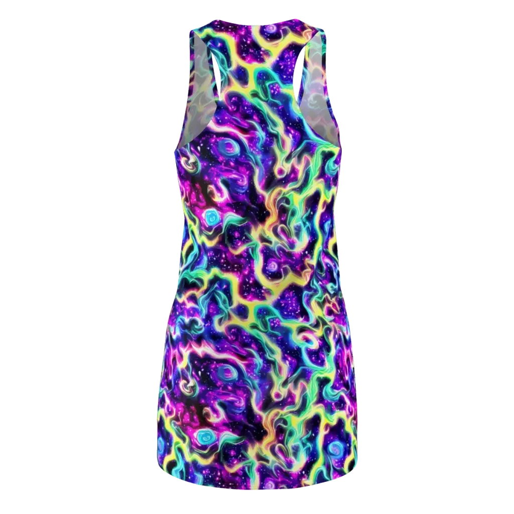 Radiant Warp on Racerback Dress — Back