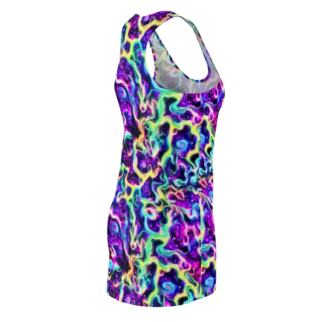 Radiant Warp on Racerback Dress — Back Side