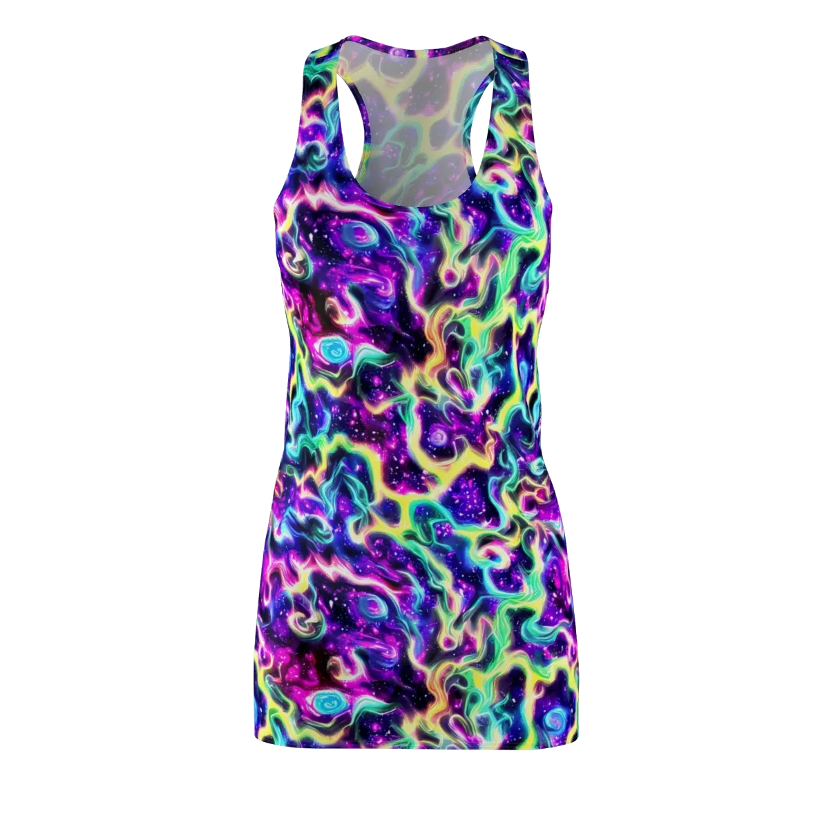 Radiant Warp on Racerback Dress — Front