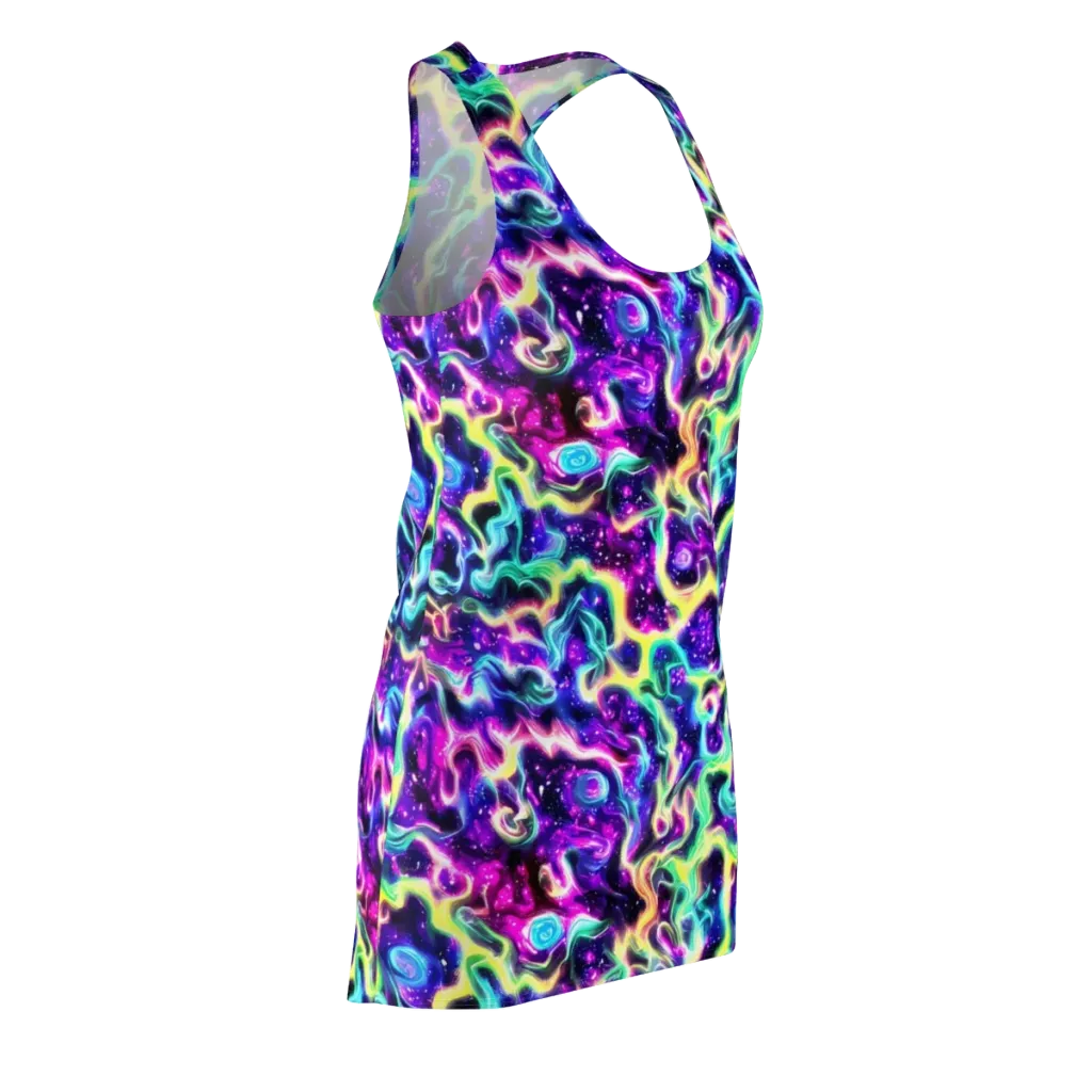 Radiant Warp on Racerback Dress — Front Side