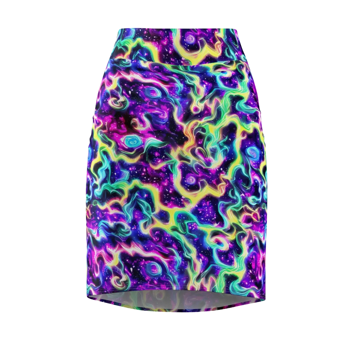 Radiant Warp on Pencil Skirt — Front