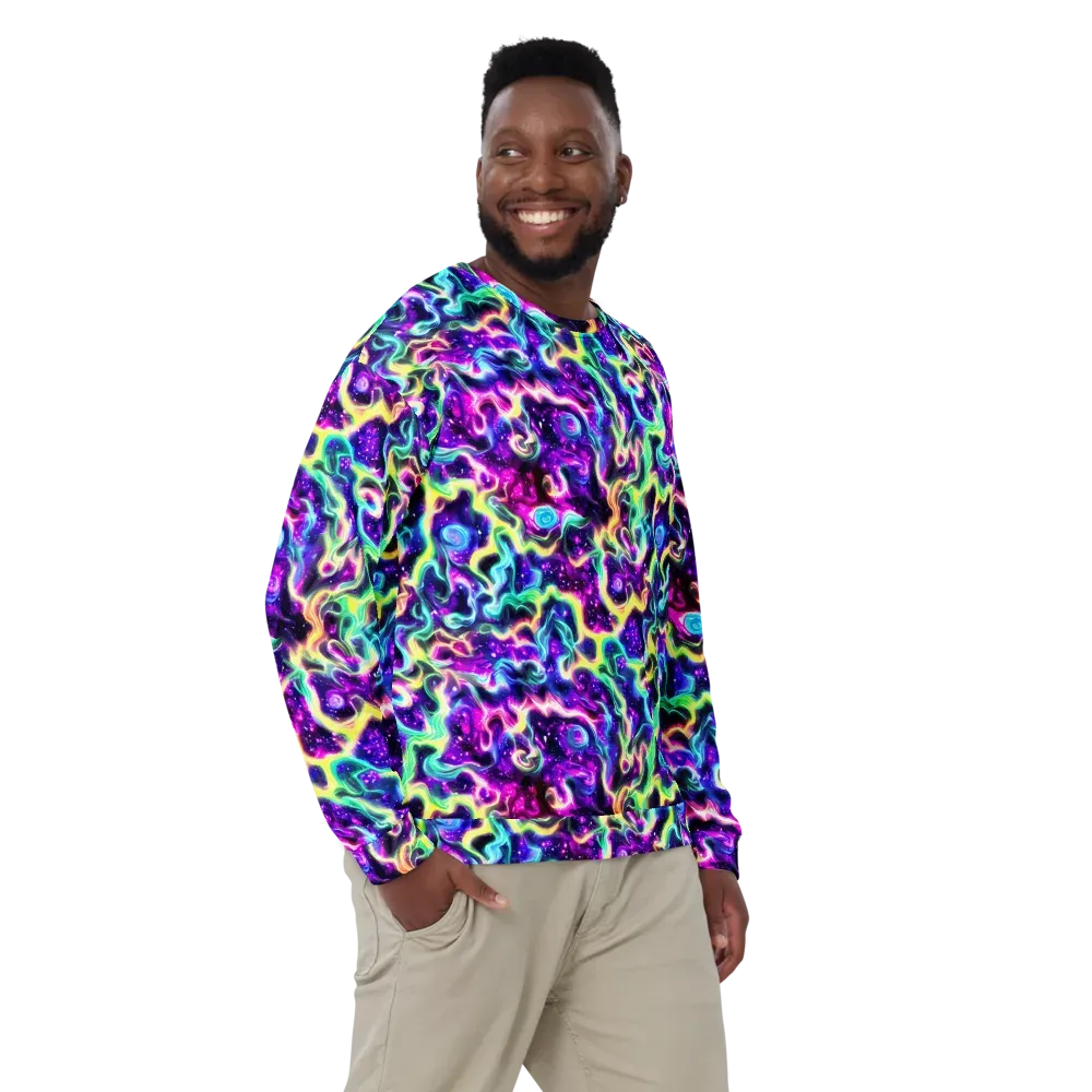Radiant Warp on Sweatshirt — Front
